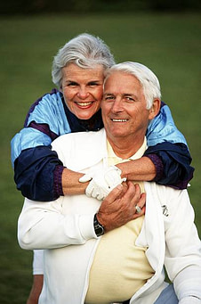 portrait-of-a-58-year-old-woman-and-61-year-old-man-picture-id454432631